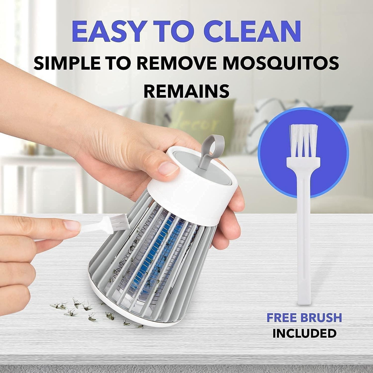 Electric Mosquito Killer Lamp | 360° Bug Zapper with Night Light