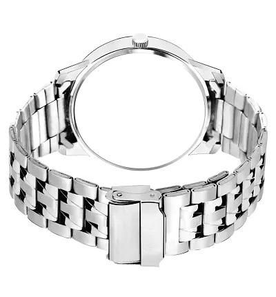 Titan Silver Stainless Steel Watch for Men (With Gift Box)